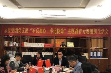 永发集团党支部 开展“不忘初心，牢记使命”主题教育专题组织生活会